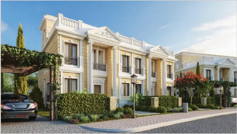 Twin Villa 340 m with pool for sale at La verde New Capital City