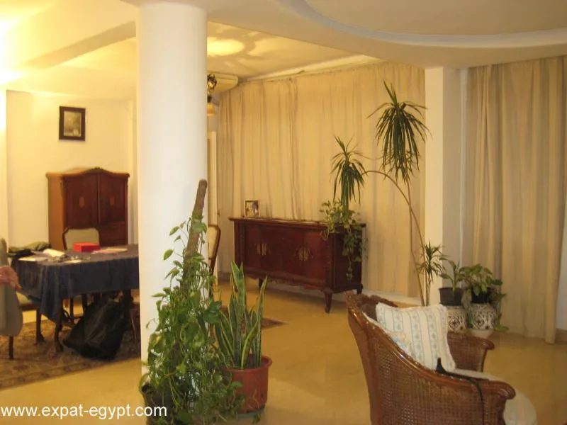 Zamalek  Unique  Bright Apartment  3 Bedrooms with Terrace -For Long Term Rent