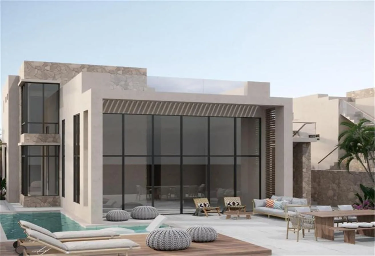 البيع في ازورا ريزورت: 1st Row villa with Sea view and Private garden 