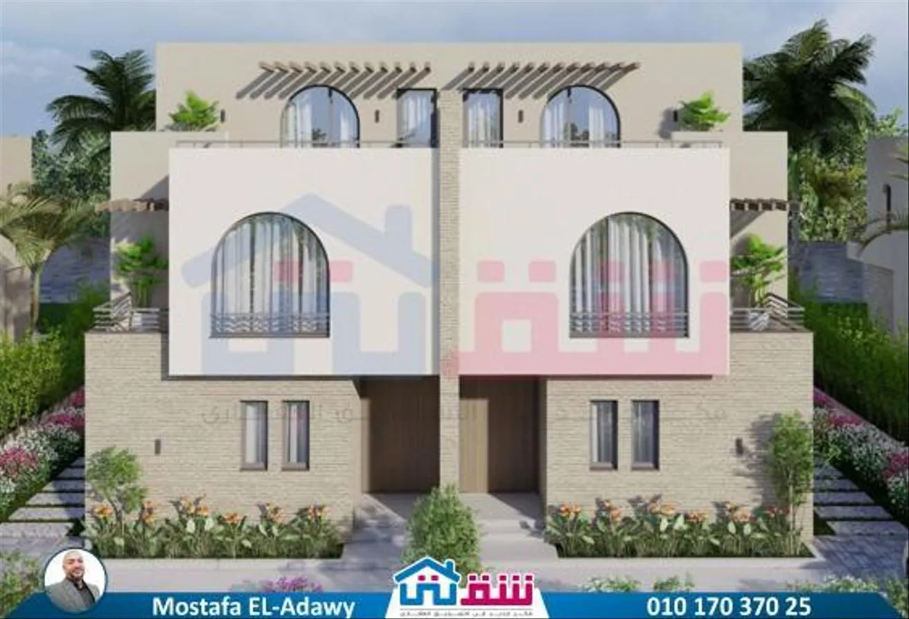 البيع في مارينا 8: فيلا Twin House للبيع الساحل الشمالي - مارينا 8 