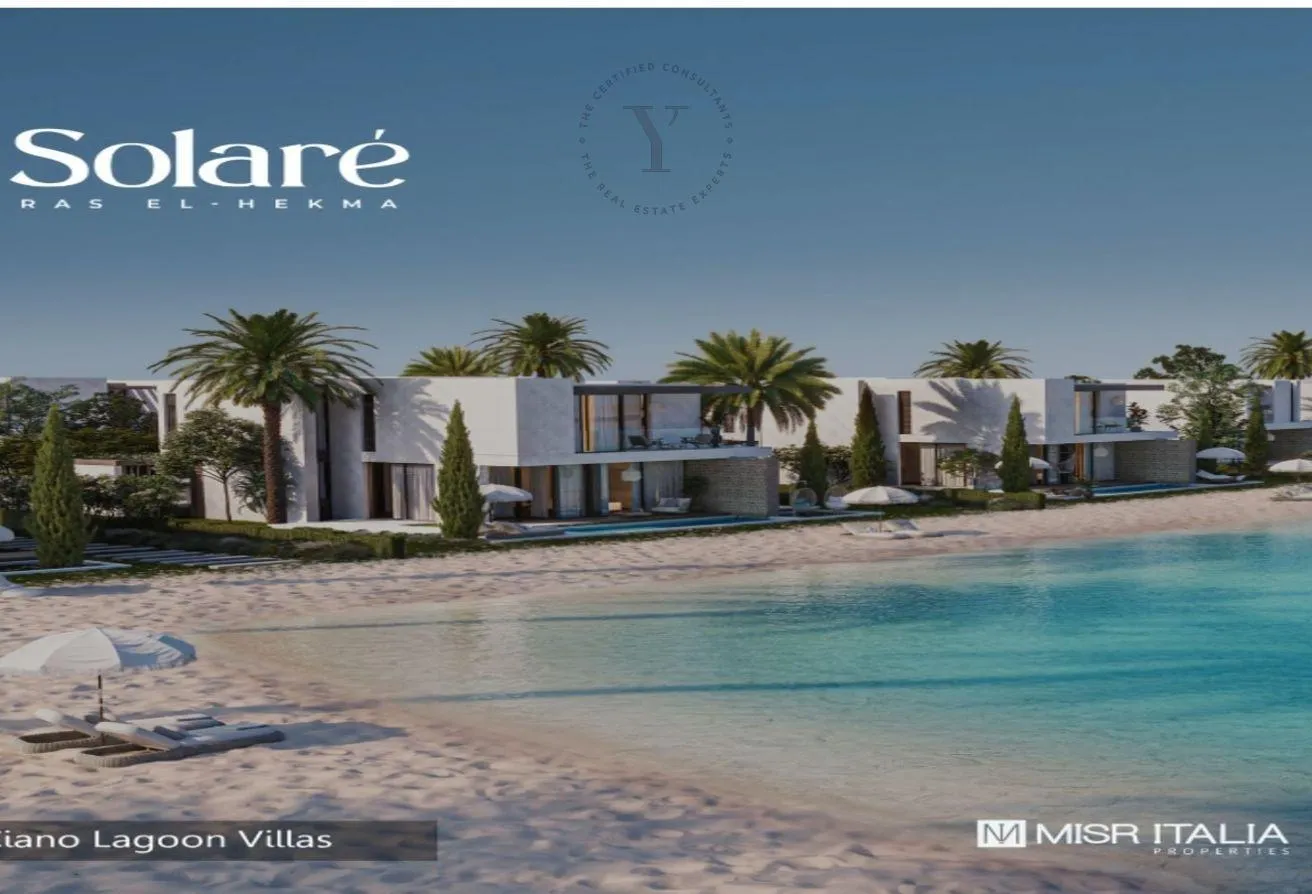 Sale in Solare: Chalet 155m super lux in solare res elhekma 5% dp