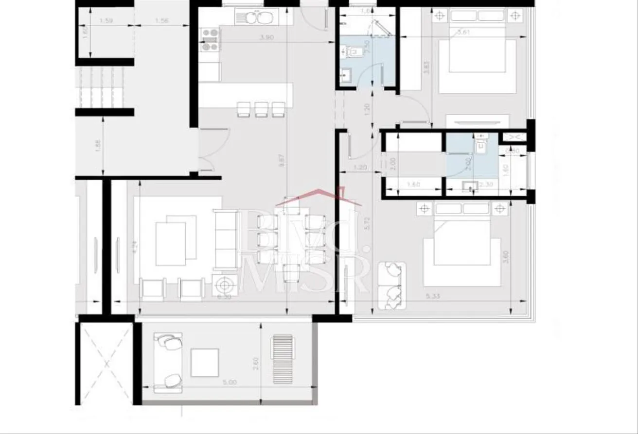 Sale in Lake View Residence 2: Apartment resale open view in a prime location