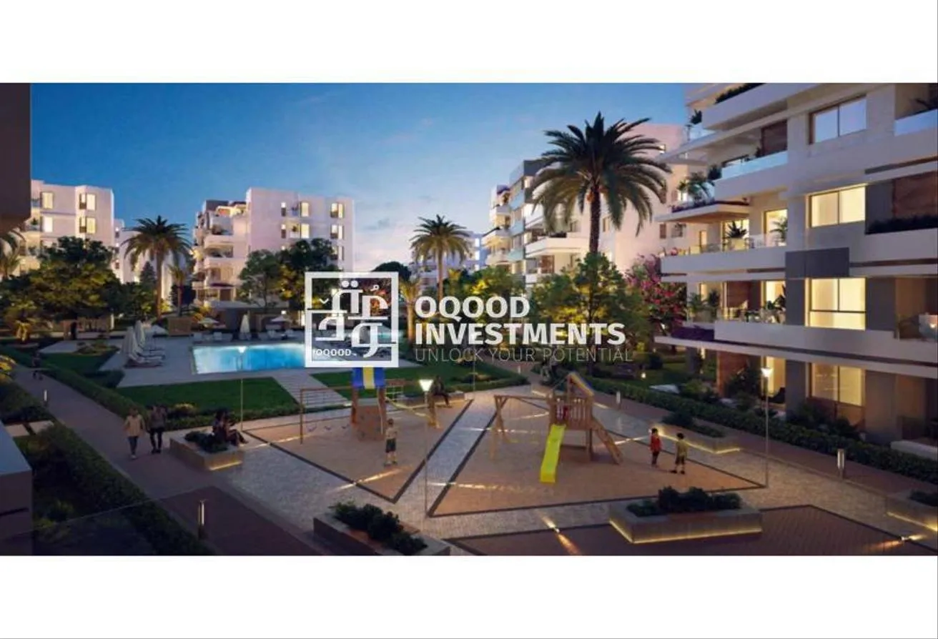البيع في بالم هيلز العلمين الجديدة: شاليه لإعادة البيع 107م + جاردن 47م ( Palm Hills ) 