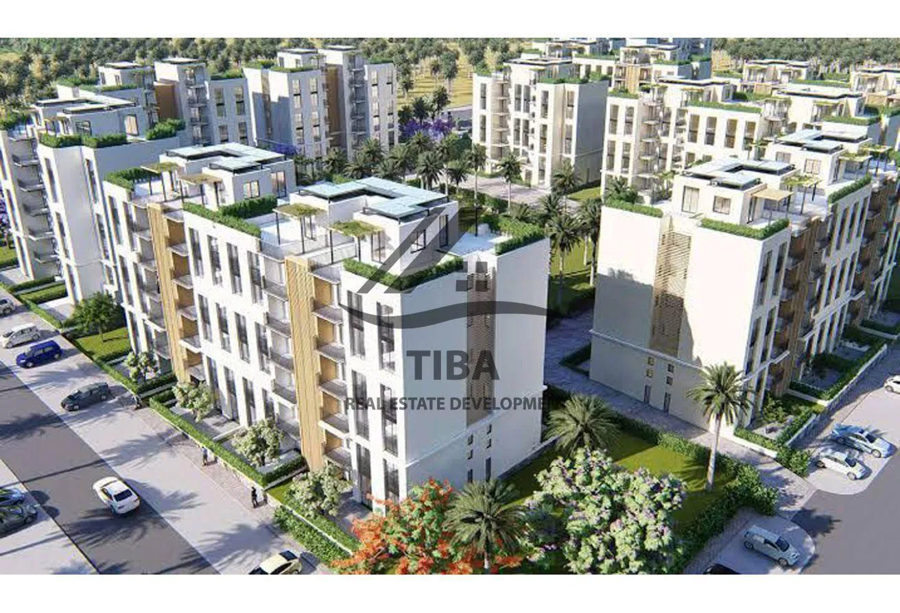 Sale in ECO West: شقه 180م جاردن بكمبوند ECO West بجوار مول مصر