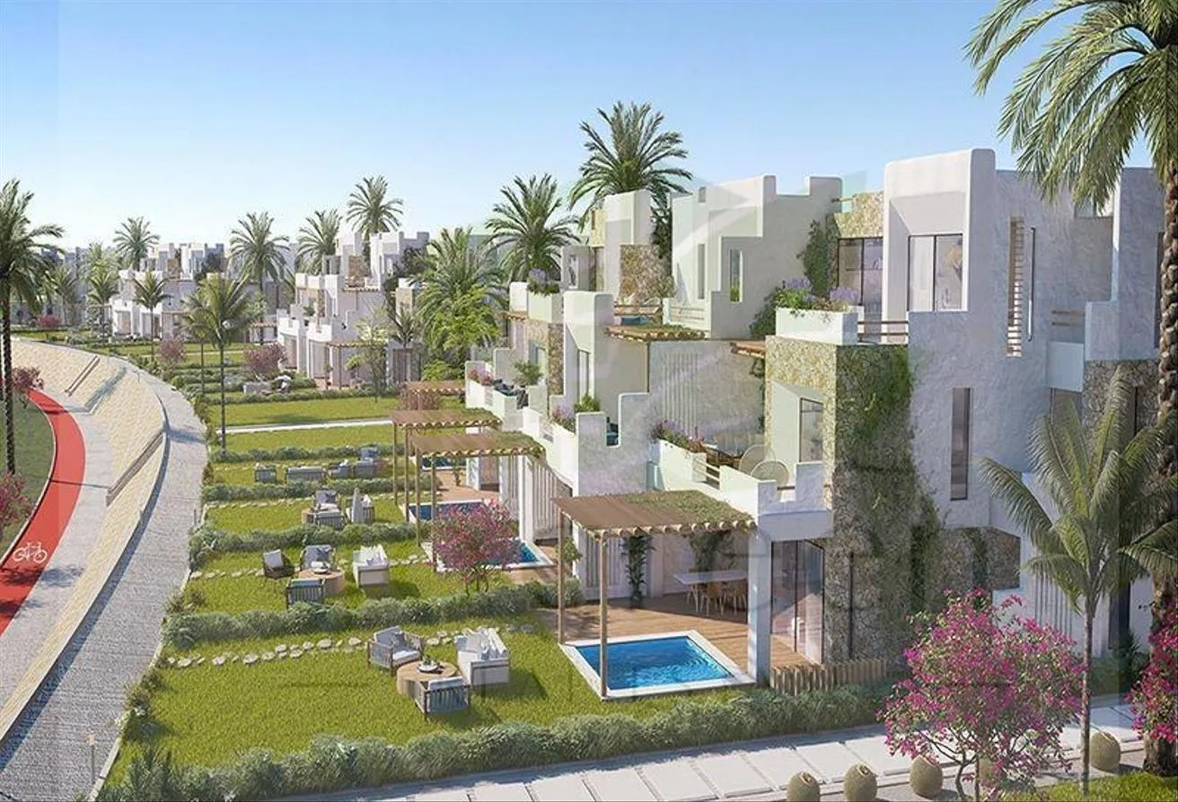 Sale in Al Masyaf: Finished lagoon chalet / Inst. over 7Y - Al Masyaf