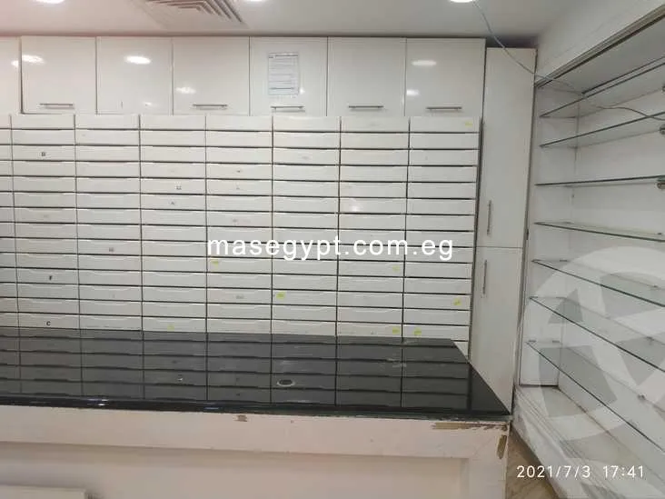 Pharmacy for rent 100m in Mohandessin from Lebanon Street, finished