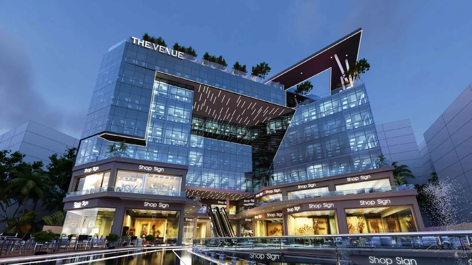 Rent in The Venue Mall: Office space | for rent | New Cairo .