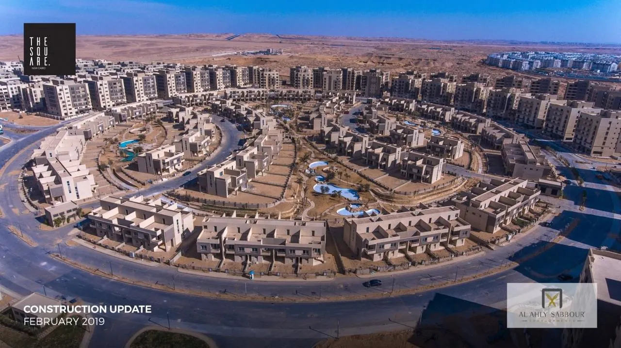 زا سكوير شقة نصف تشطيب للبيع في القاهرة الجديدة -  من صبور