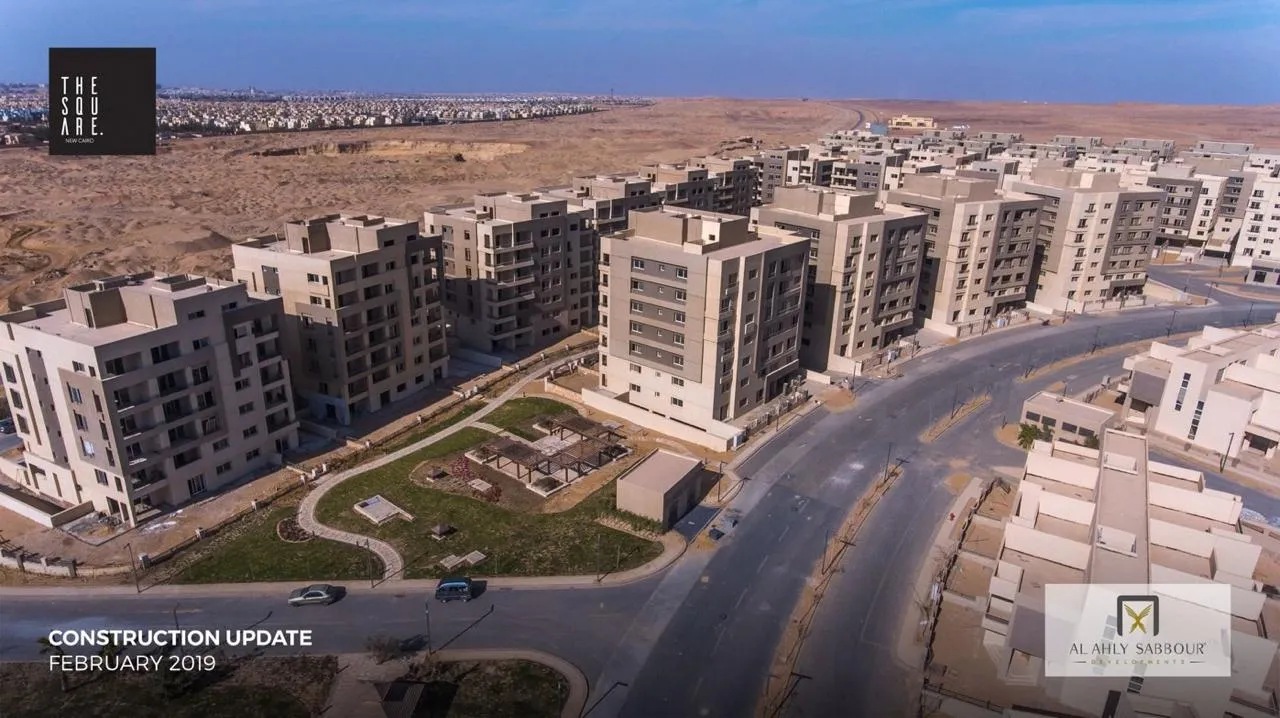 شقة جاهزة للتسليم زا سكوير القاهرة الجديدة للبيع -  من صبور