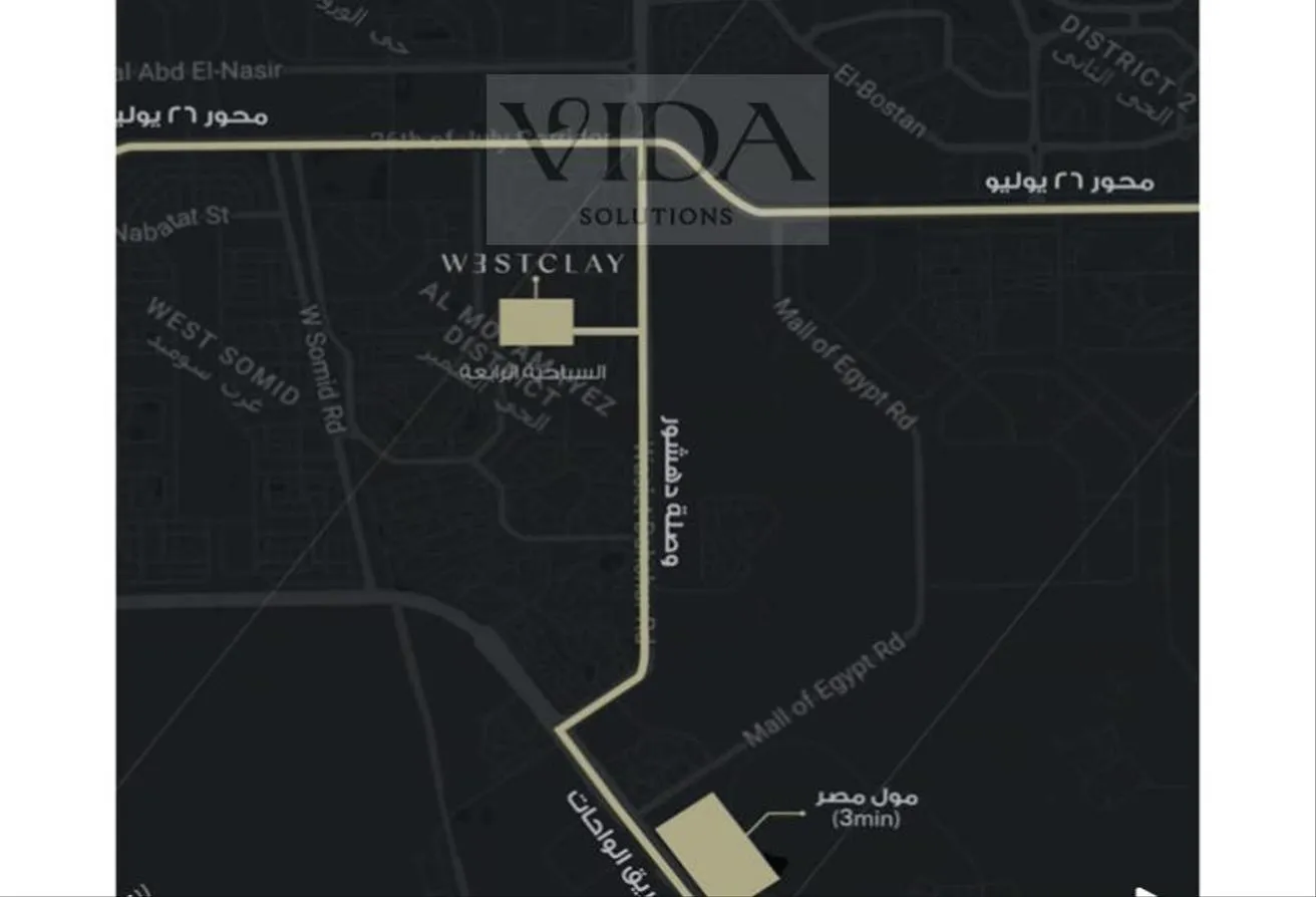Sale in West Clay: own an apartment in the heart of zayed with 10% DP