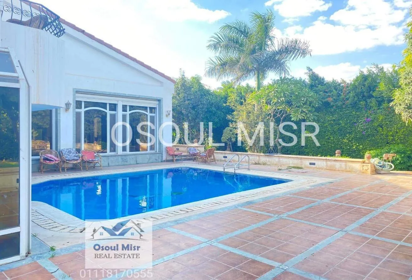 Sale in Al  Rabwa: Villa for sale in Rabwa with swimming pool overlooking the golf course