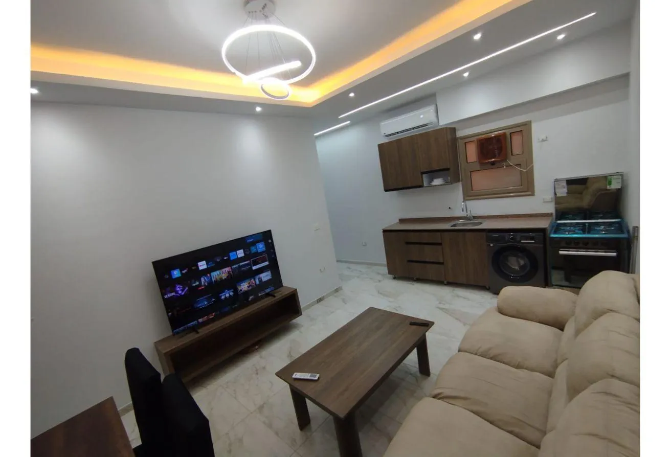Rent in El Banafseg 2: Furnished apartment - garden view - best price