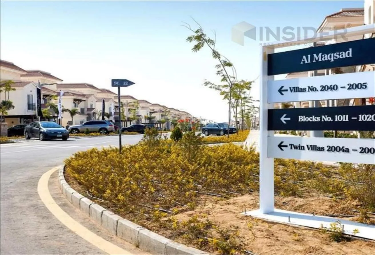 البيع في المقصد: فيلا جاهزة للاستلام في المقصد بالعاصمة الادارية 