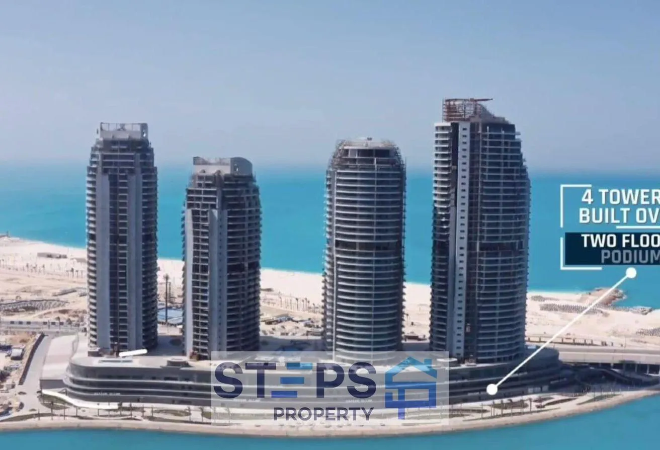 Sale in North Edge Towers: Unique Unit in Alamein Towers Directly Sea View