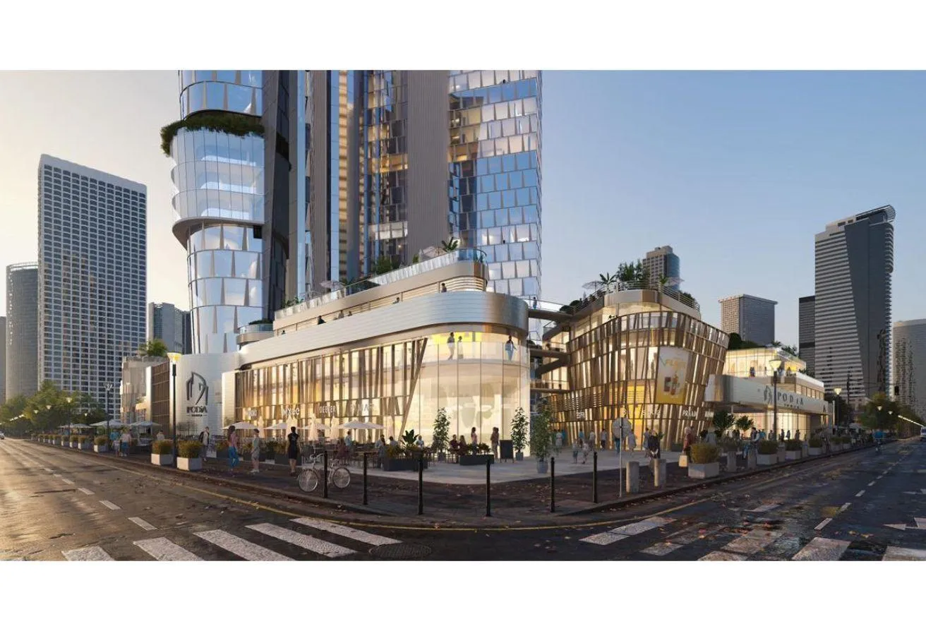 Sale in Podia Tower: Ground floor shop on the Green River with 15% disc
