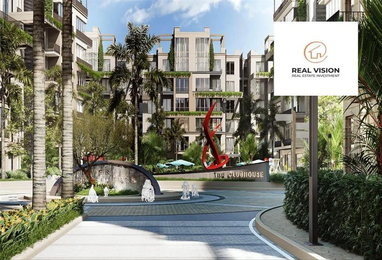 Sale in River Residence: شقه 3غرف للبيع بالتقسيط خصم20% حدائق اكتوبرمقدم350