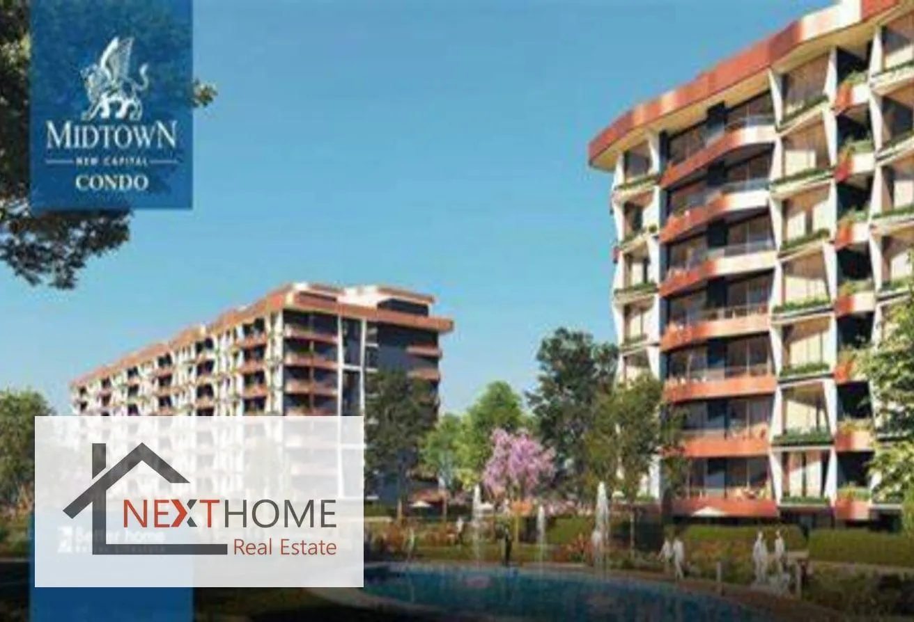 Sale in Midtown Condo: شقة195م للبيع بجاردن+مبنية عاين بنفسك بمقدم 10%