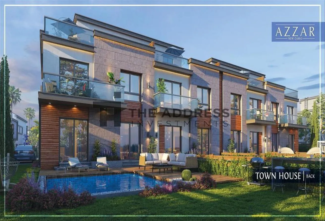 Sale in Azzar: For Sale Twin house 5BRs 303m at Azzar1 New Cairo.