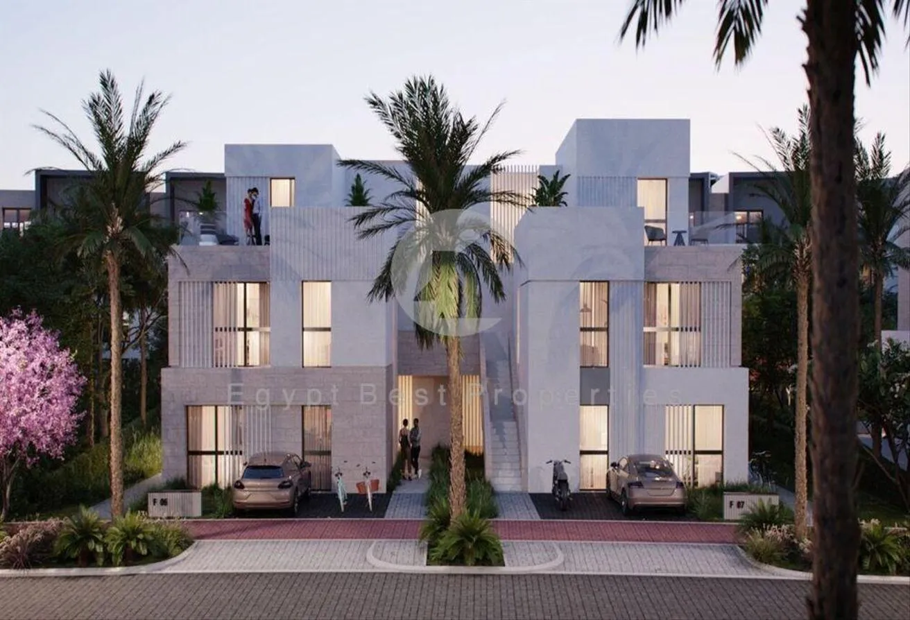 البيع في قطامية ديونز: تاون هاوس-كريسنت ووك - مراكز التجمع - فيو لاندسكيب 