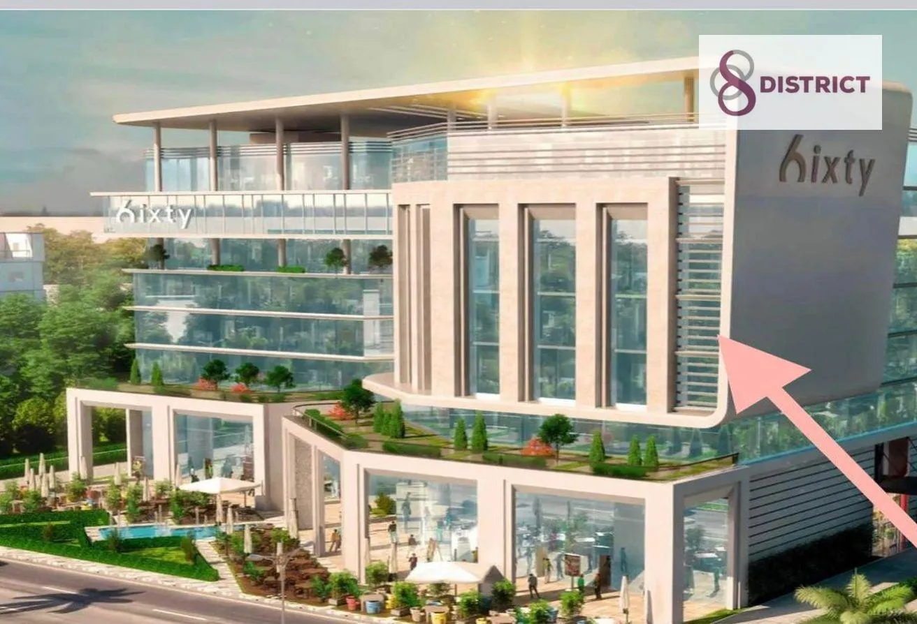 Sale in RI8 New Capital: اميز مواقع العاصمة - مكتب ادارى 68 م واجهه - كورنر