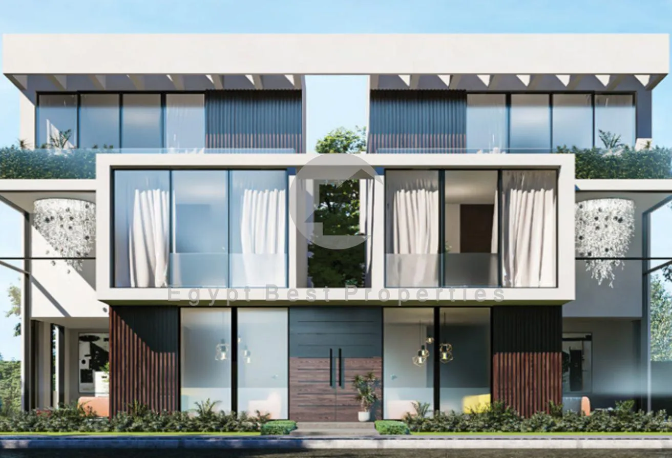 Sale in The Crest: Duplex for sale Fully Finished In New Cairo DP 5 %