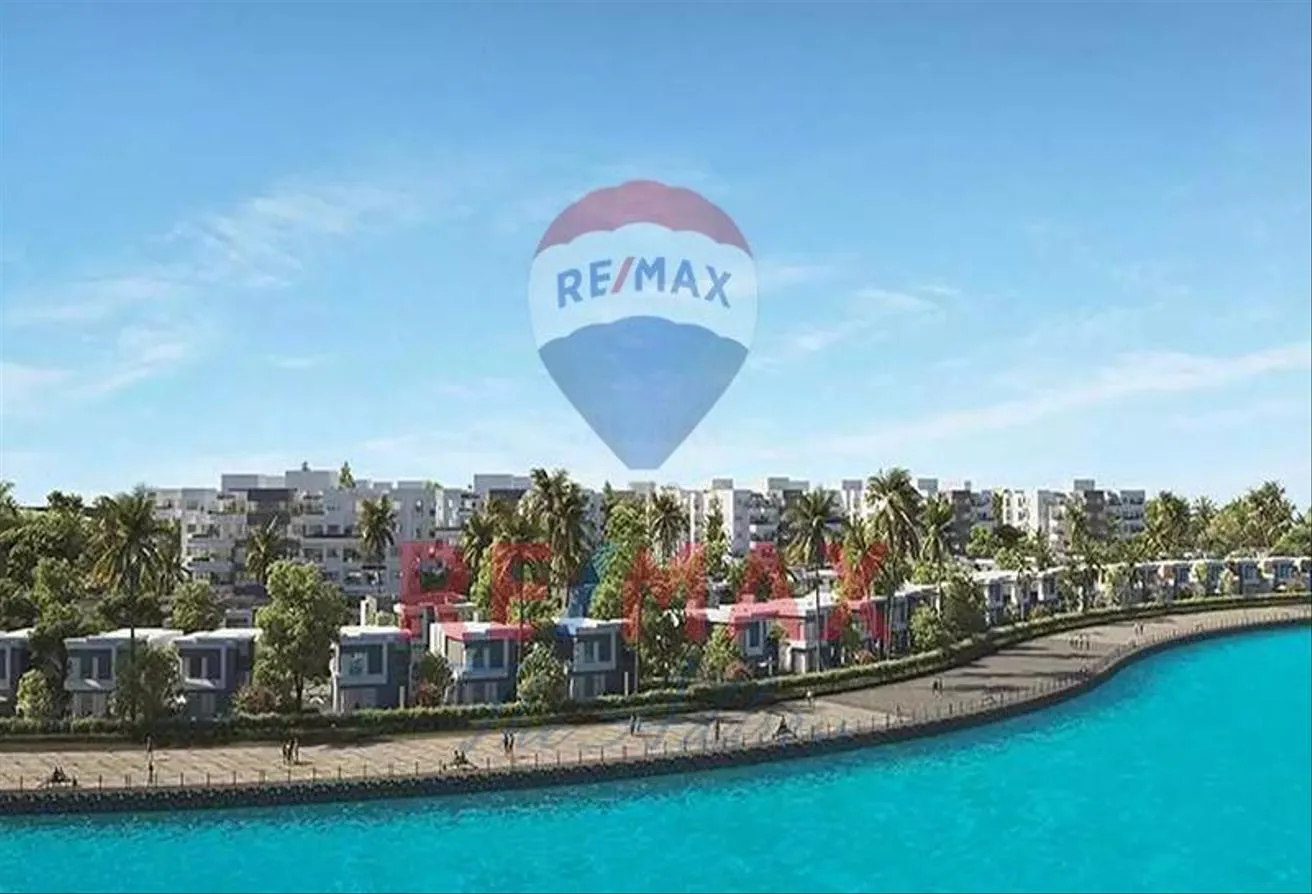 Sale in Palm Hills New Alamein: Chalet Corner Lake view  for sale |  installments