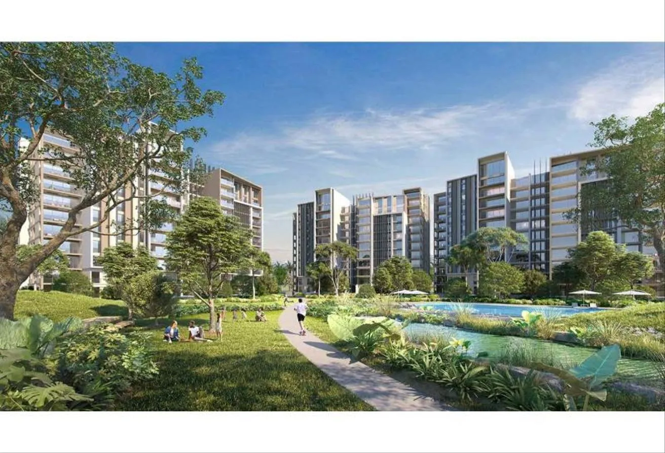 Rent in Aura: للايجار شقه بالمطبخ و التكيفات في كمبوند زيد ويست