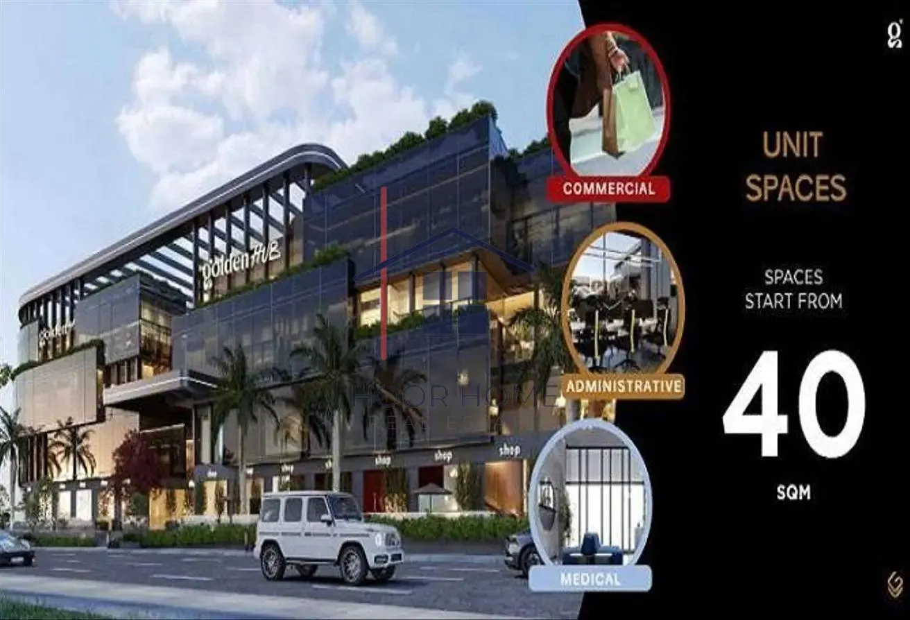 Sale in Golden Hub: Own an Office in the Fifth Settlement next to CFC