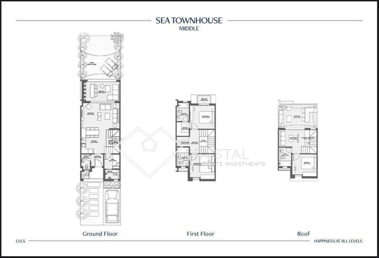 Sale in LVLS By Mountain View: Unique Sea View Villa 180m for Resale in LVLS