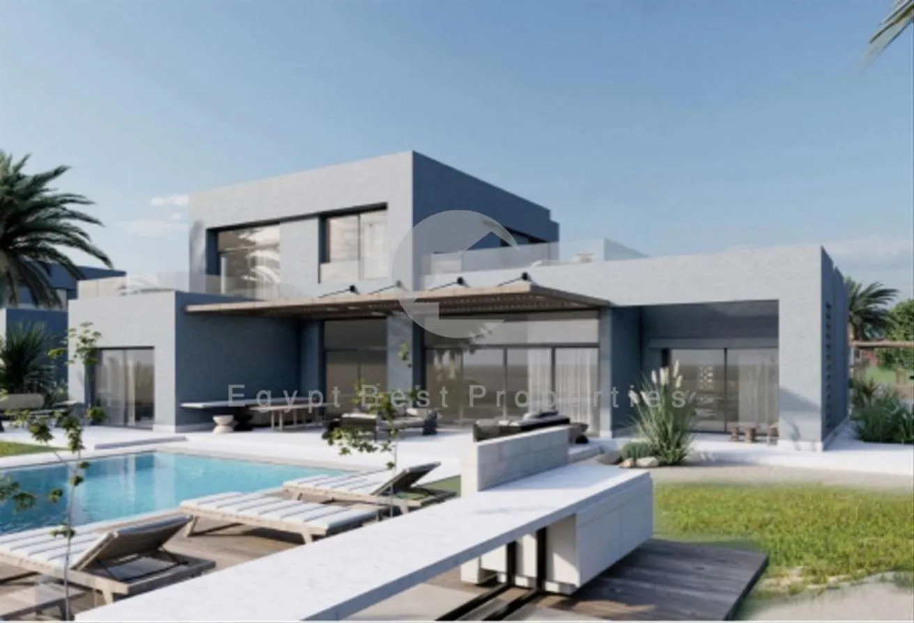 Sale in Fanadir Bay: Twin villa semi finished in GOUNA with prime view.
