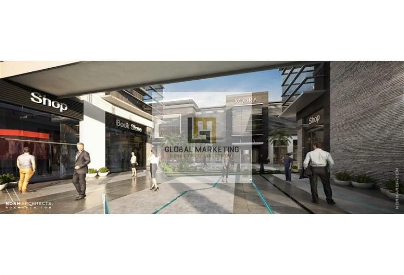 Rent in Agora Commercial Complex: Shop75m rent-prime location-in new cairo 90 street