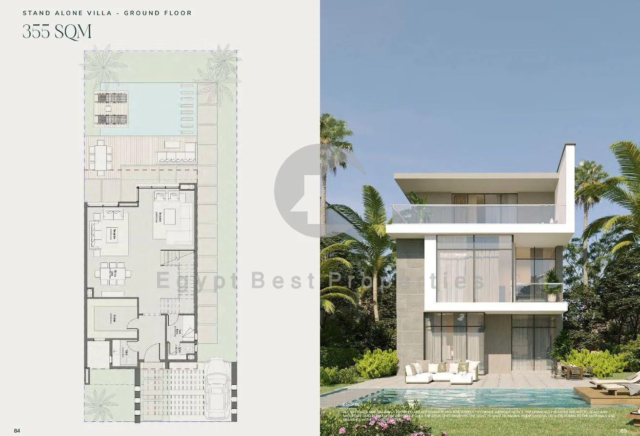 Sale in Saada Compound: Sadaa Compound Twonhouse For Sale  285+240 Garden