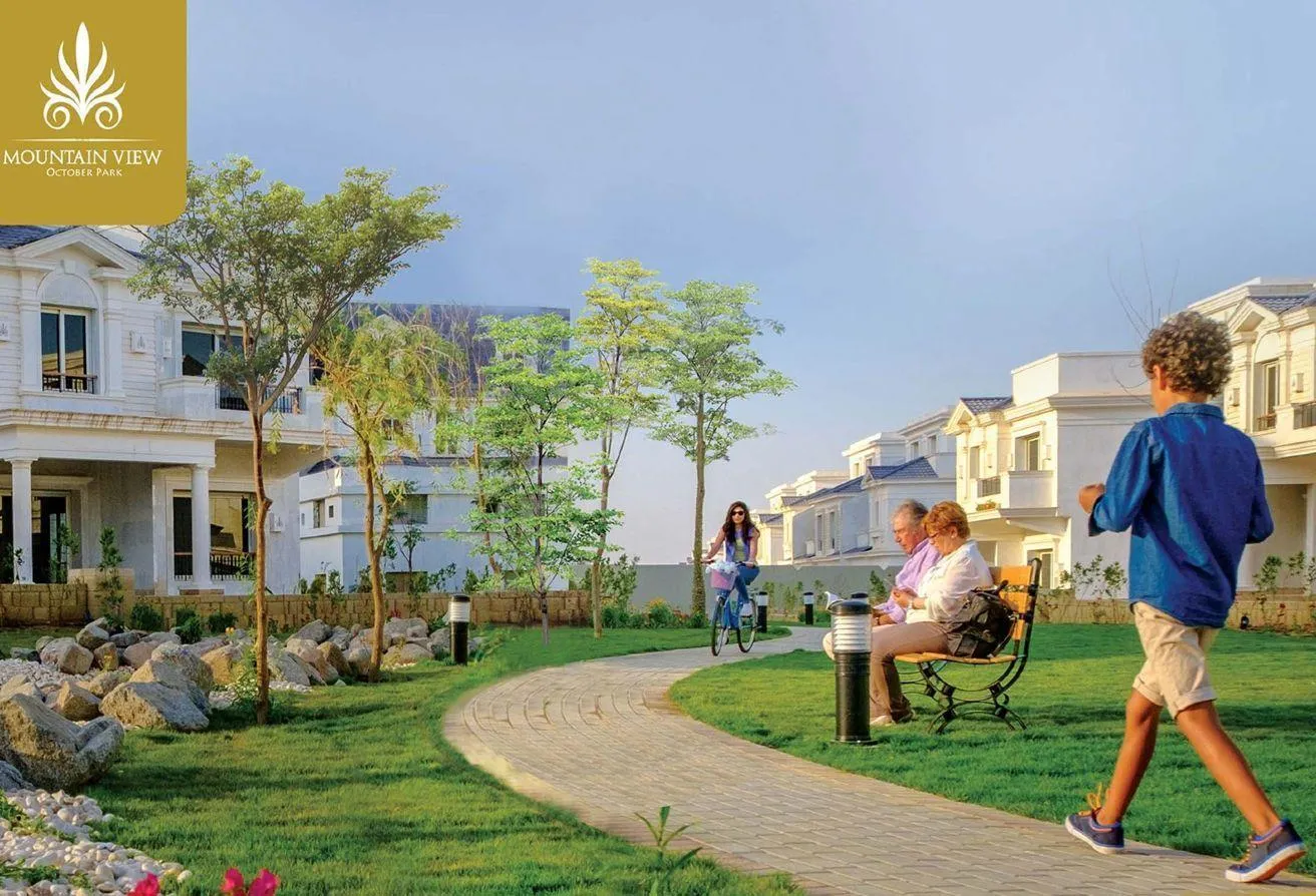 Sale in Mountain View October Park: 3/4 Finishing Villa in Rayos Compound-6 October