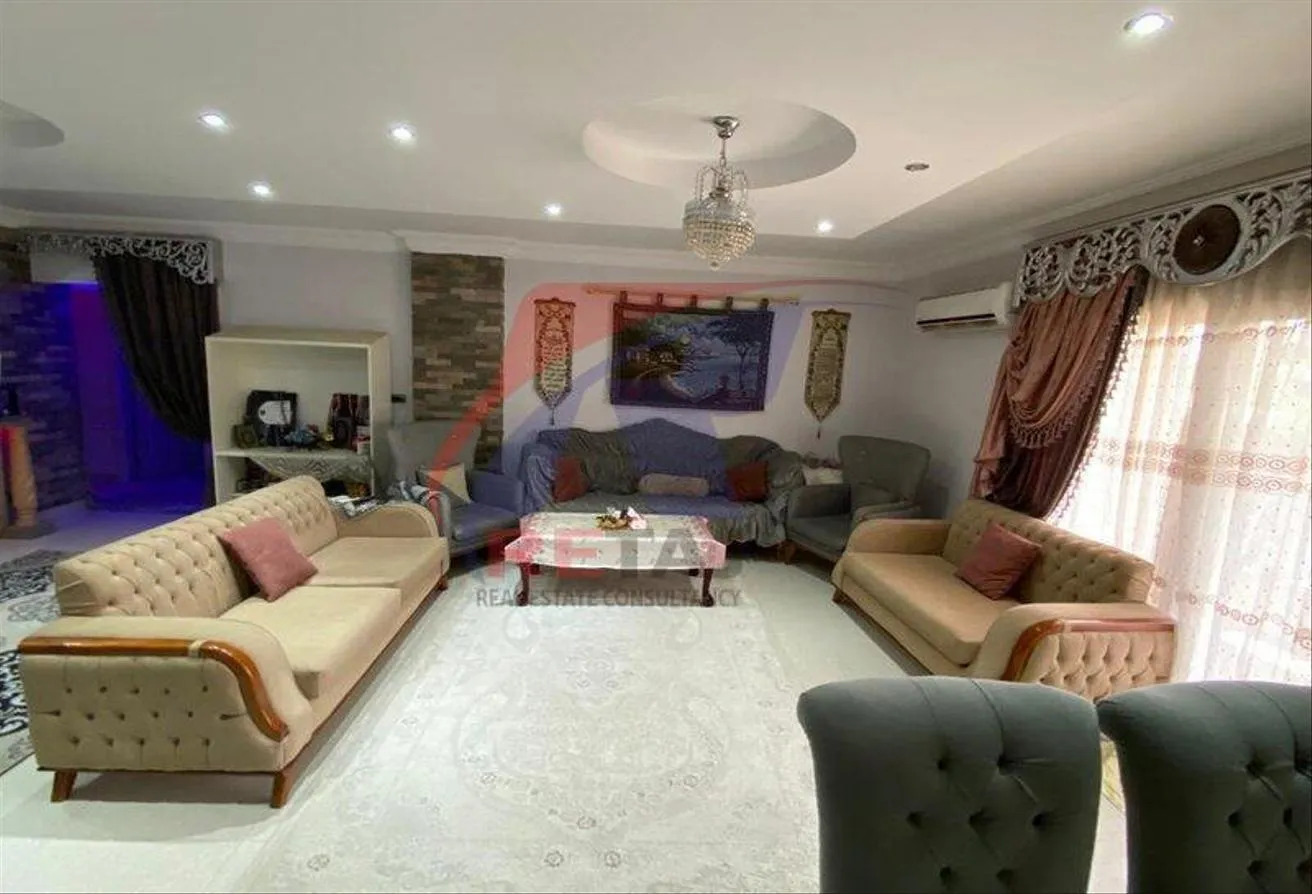 Rent in Al masrawya: شقة للإيجار مفروشة بالكامل أرضي بجاردن