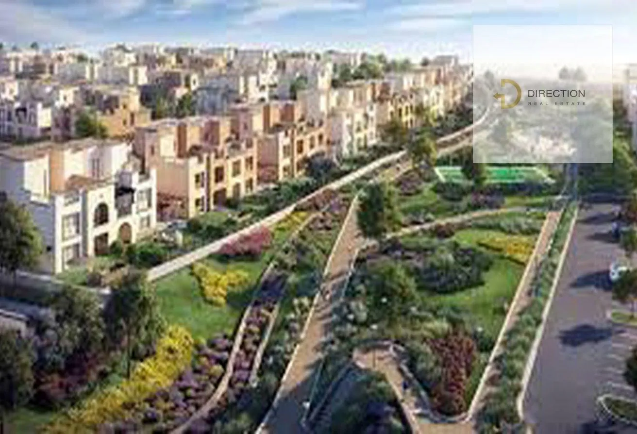 Sale in New Lotus: Ground + garden in front of the Lotus New cairo
