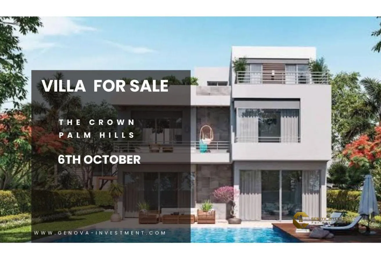 Sale in The Crown: For Sale Standalone Villa The Crown Palm Hills