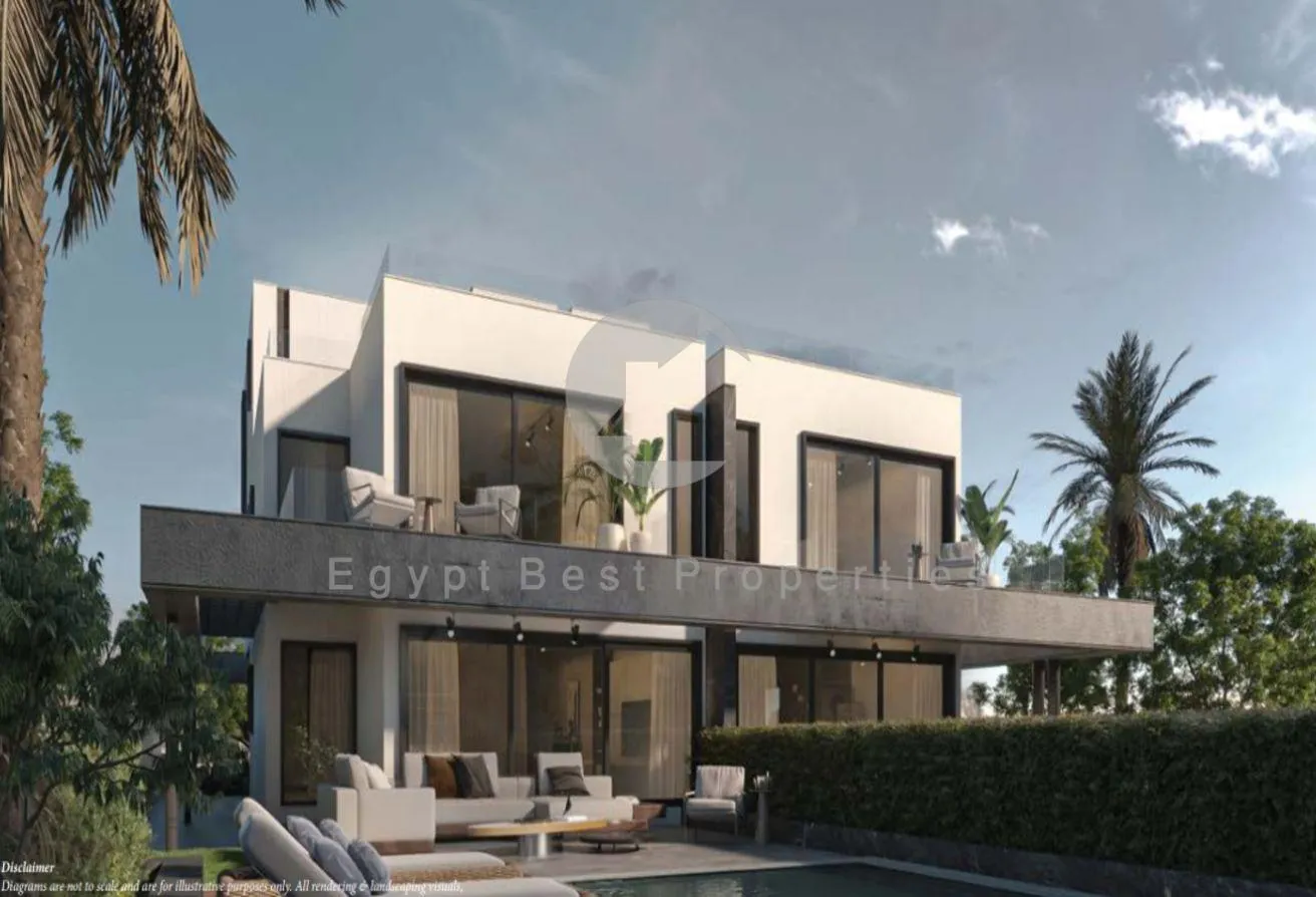 Sale in Stei8ht: Twin house for sale Ready to move in New Cairo