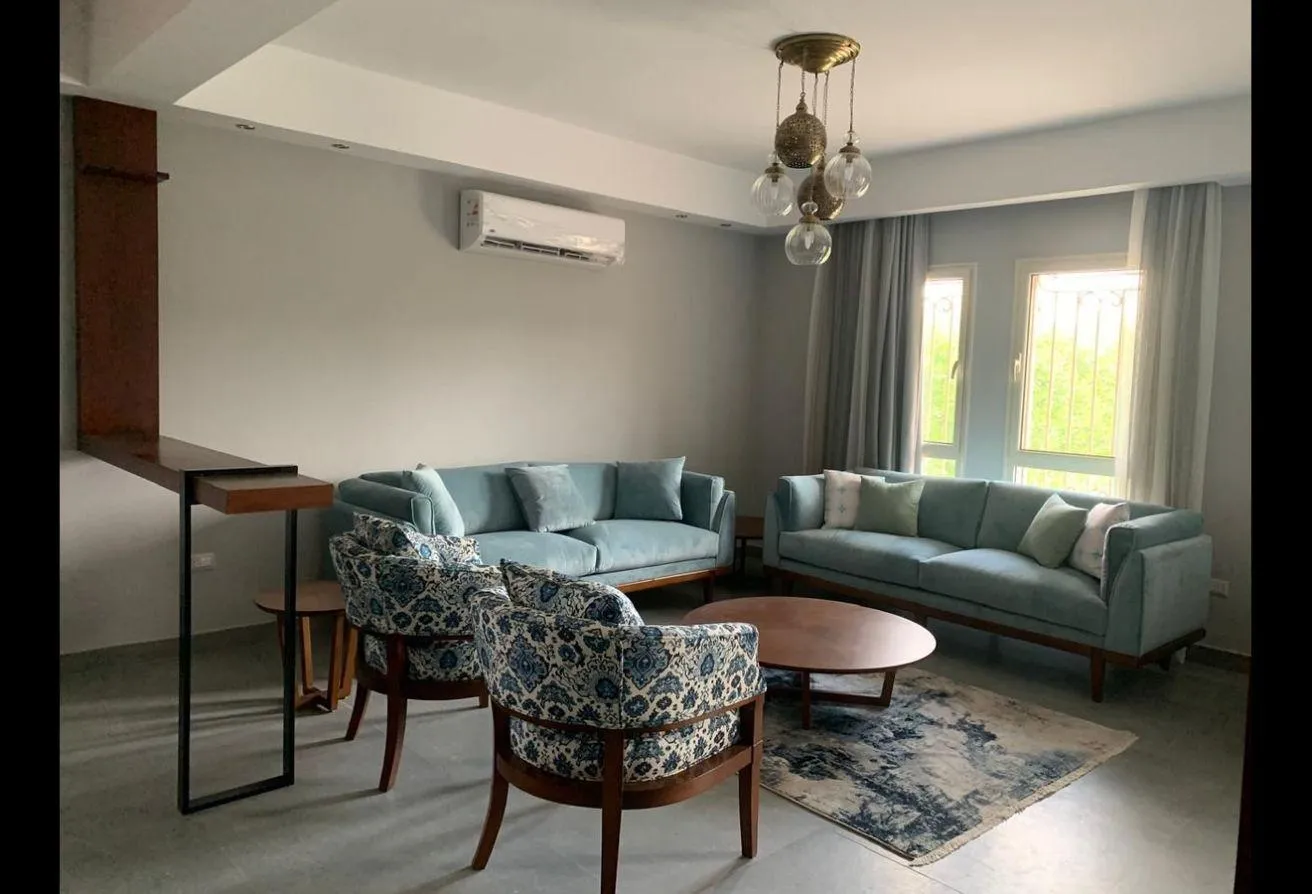 Rent in Green 3: توين هاوس للايجار مفروش كمبوند جرينز الشيخ زايد