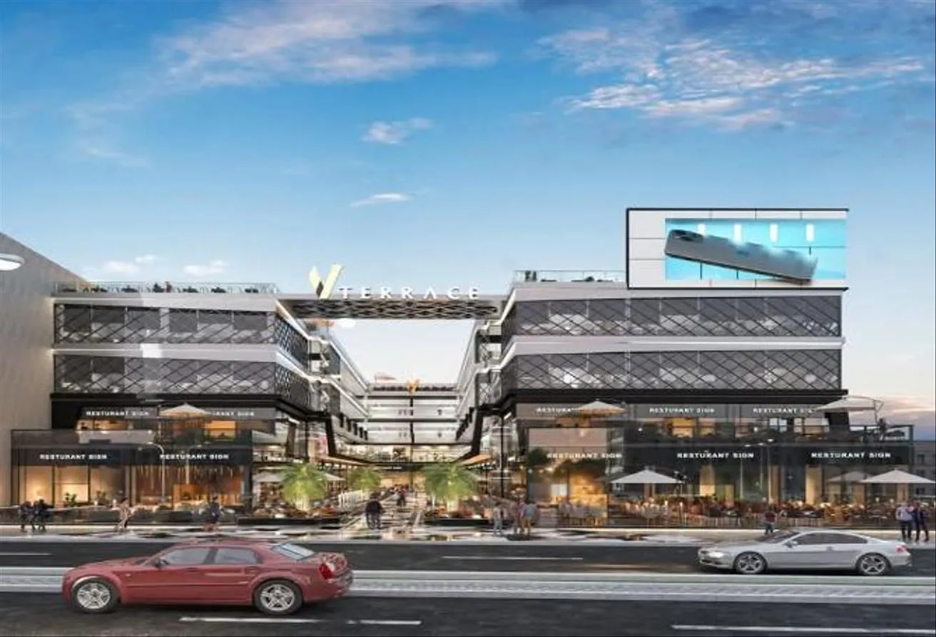 Sale in V Terrace mall: Office 48m front of the AUC Finished with DP 10%