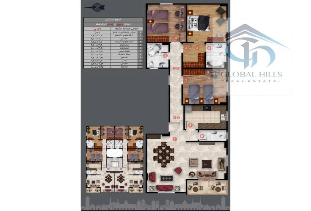 Sale in New Lotus: Apartment for sale in new loutas