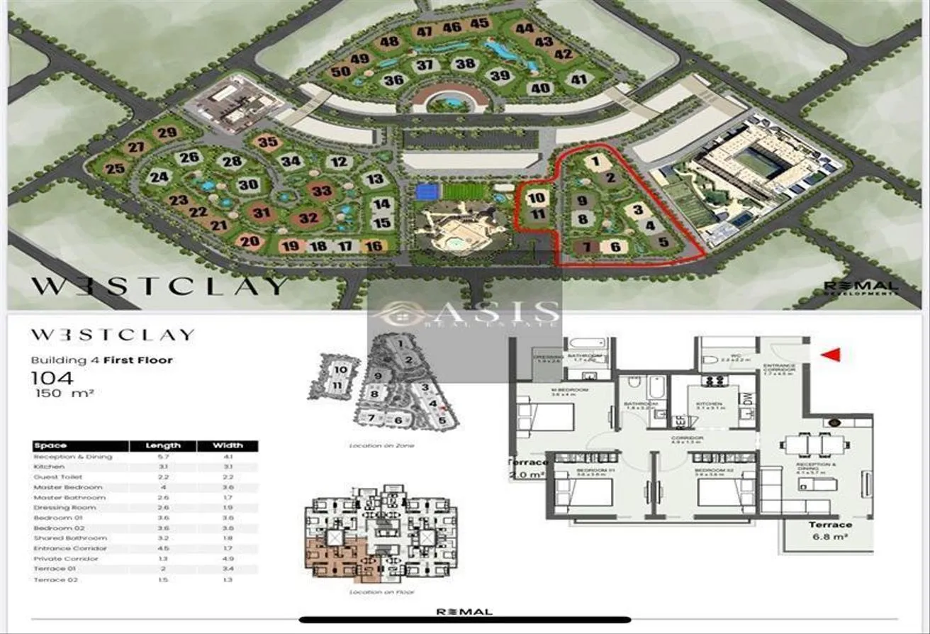 Sale in Touristic Zone 4: For sale, a distinctive apartment next to Mall of