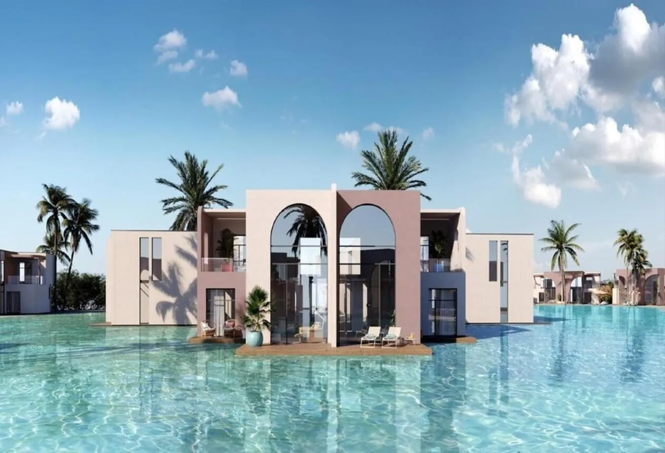 Sale in Azha: Townhouse second row lagoon in Azha Sokhna