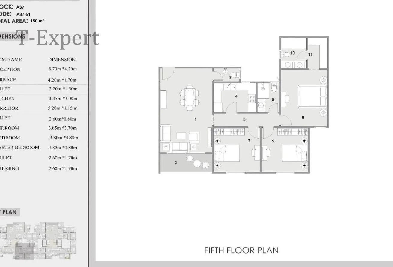 Sale in Ravie: duplex in the Administrative Capital over 10 years