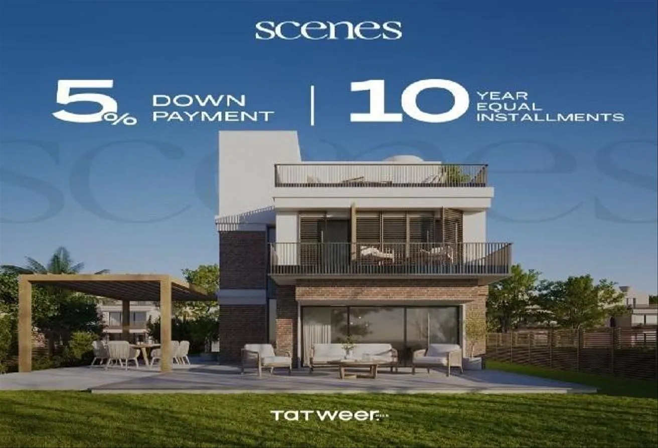 Sale in Bloomfields: Villa From Launch Tatweer Misr in SCENES ONLY 5%Dp