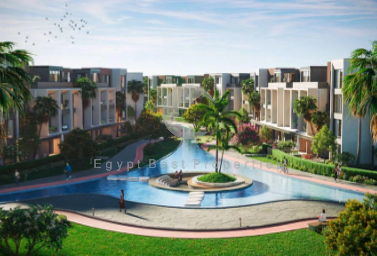Sale in PX Palm Hills: Twin House Prime Location View|Land Scape &amp; Lakes|