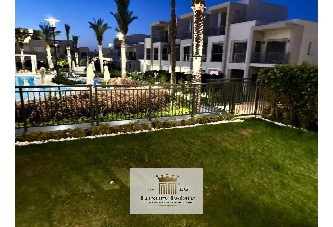 Sale in Azha: Own a 209m twin villa lagoon view in Azha Sokhna