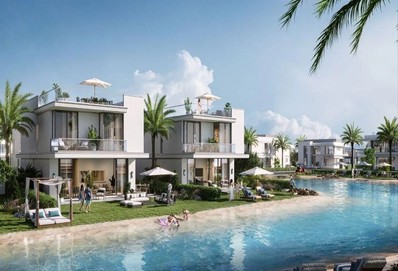 Sale in Solare: Fully finished townhouse with lagoon view  4rooms