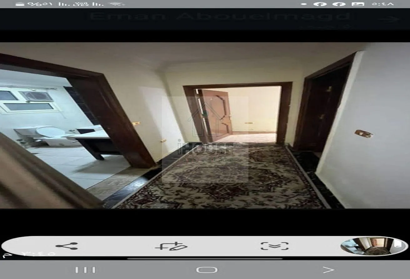 Rent in Al Mostathmir El Saghir: Ground floor fully furnished at elmothtathmir 2bed