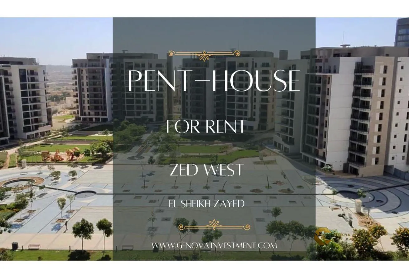 Rent in Zed Towers: Penthouse for Rent in Zed West 230m in zayed