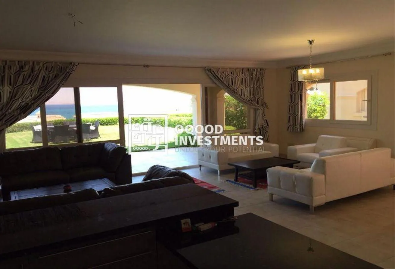 Sale in La Vista 3: Well Furnished First ROW Villa at Lavista Sokhna